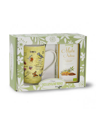 Mug porcellana + Tisana Madre Natura 15 filtri