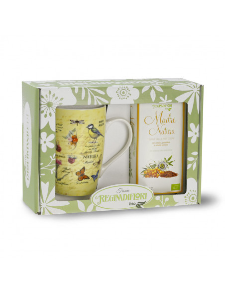Mug porcellana + Tisana Madre Natura 15 filtri