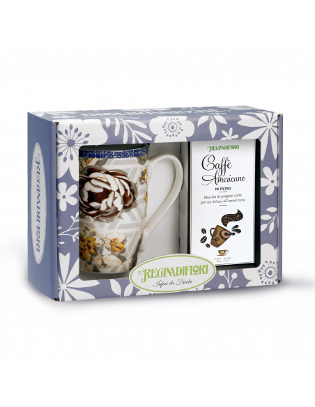 Mug porcellana + Caffè Americano 10 filtri