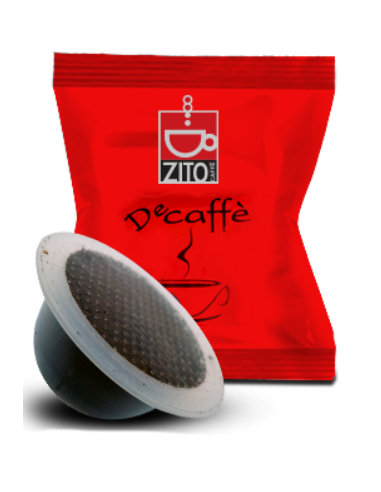 100 CAPSULES COMPATIBLE BIALETTI - ZITO COFFEE - DECAFFEINATED