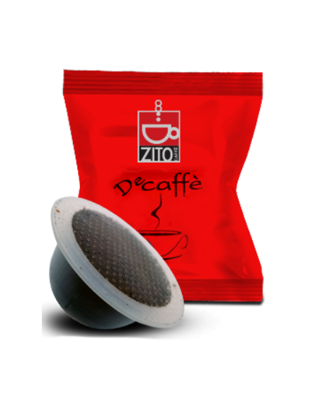 100 CAPSULES COMPATIBLE BIALETTI - ZITO COFFEE - DECAFFEINATED