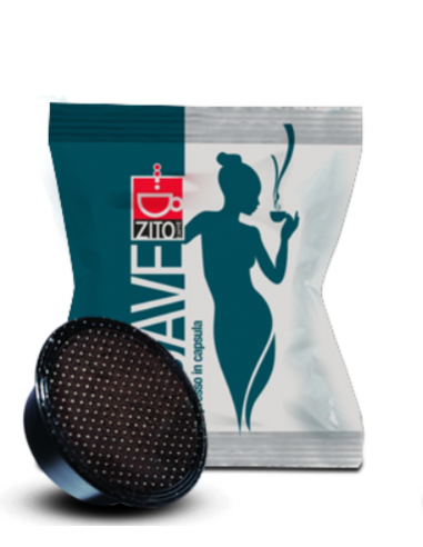 100 CAPSULE COMPATIBILI LAVAZZA A MODO MIO - ZITO CAFFE' - SOAVE (scad:12/23)