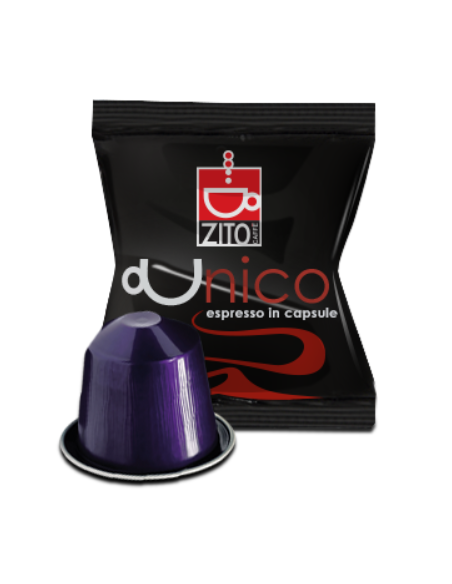 100 CAPSULES COMPATIBLE NESPRESSO - ZITO COFFEE - UNICO