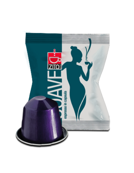 100 CAPSULES COMPATIBLE NESPRESSO - ZITO COFFEE - SOAVE