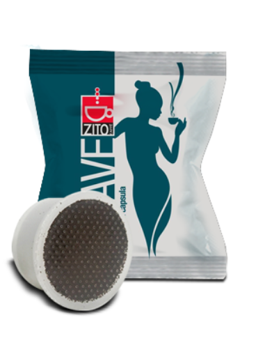 100 CAPSULES COMPATIBLE SYSTEM ESSE - ZITO COFFEE - SOAVE