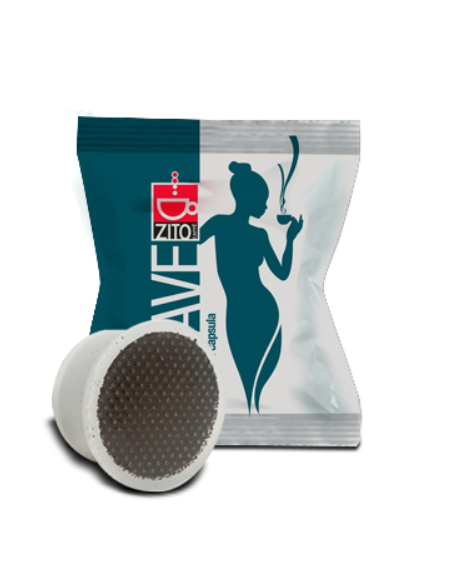 100 CAPSULES COMPATIBLE SYSTEM ESSE - ZITO COFFEE - SOAVE