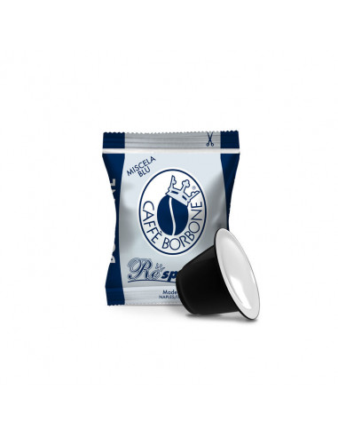 100 Capsules compatible Nespresso - Borbone - Blu