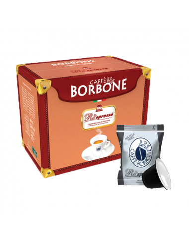 100 Capsules compatible Nespresso - Borbone - Nera