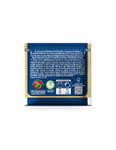 Cialde Carta ESE 44 mm - Borbone - Blu cf 150 cd