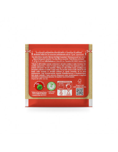 Cialde Carta ESE 44 mm - Borbone - Rossa cf 150 cd