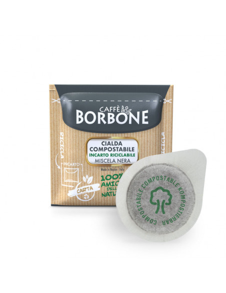 Paper pods ESE 44 mm - Borbone - Nera pack 150 each