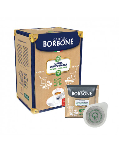 Cialde Carta ESE 44 mm - Borbone - Nera cf 150 cd