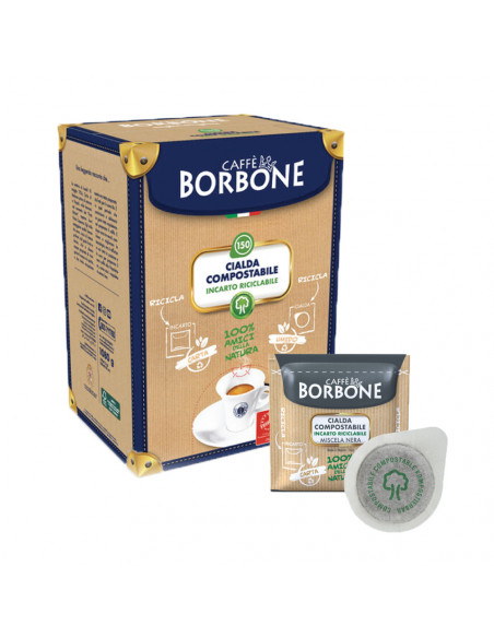 Paper pods ESE 44 mm - Borbone - Nera pack 150 each