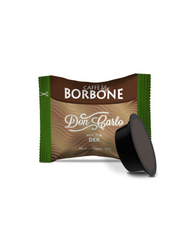100 capsules compatible Lavazza a Modo Mio - Borbone Deka