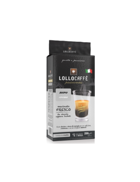 Caffe macinato - Lollo - 20x250 gr - Miscela NeroCrema