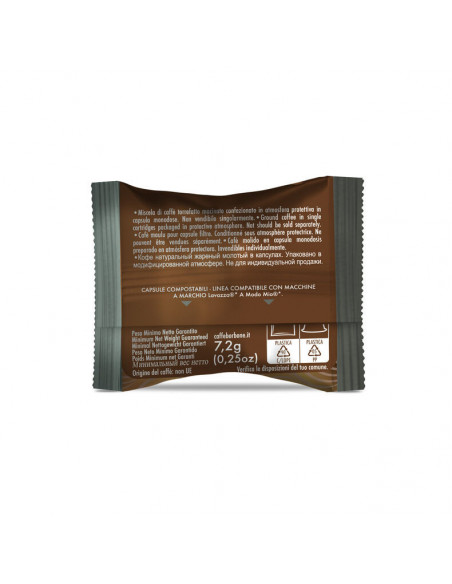 50  CAPSULES COMPATIBLE LAVAZZA A MODO MIO NERA - BORBONE