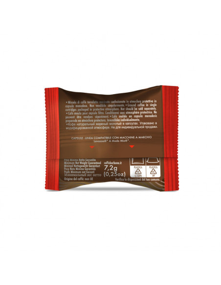 100 capsules compatible Lavazza a Modo Mio - Borbone Rossa