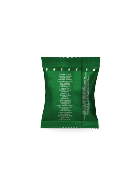 50 CAPSULE COMPATIBILI ESPRESSO POINT MISCELA DECAFFEINATO - BORBONE