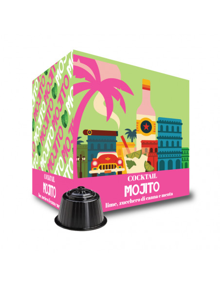 80 CAPSULE COMPATIBILI DOLCE GUSTO - MOJITO - ESTRAZIONE A FREDDO