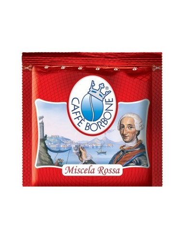 50 PAPER PODS ESE 44 mm ROSSA - BORBONE