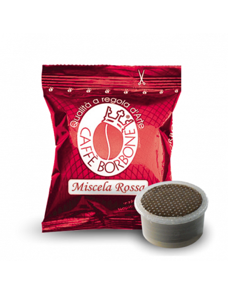 100 capsule compatibili Espresso Point - miscela ROSSA - Borbone