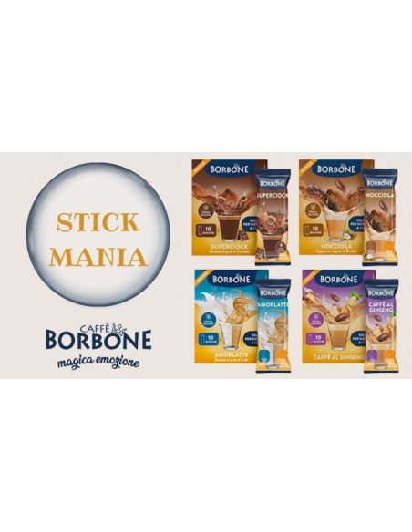 Bourbon stick mania HAZELNUT, GINSENG, AMORLATTE, SUPERCIOCK + FREE EXHIBITOR!!
