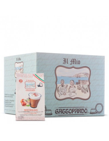 128 Capsule NOCCIOLINO compatibili A Modo Mio - Toda Gattopardo