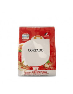 128 CAPSULE Cortado COMPATIBILI SISTEMA LAVAZZA ESPRESSO...