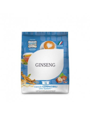 128 GINSENG capsules Compatible System Kimbo Illy One System - TODA
