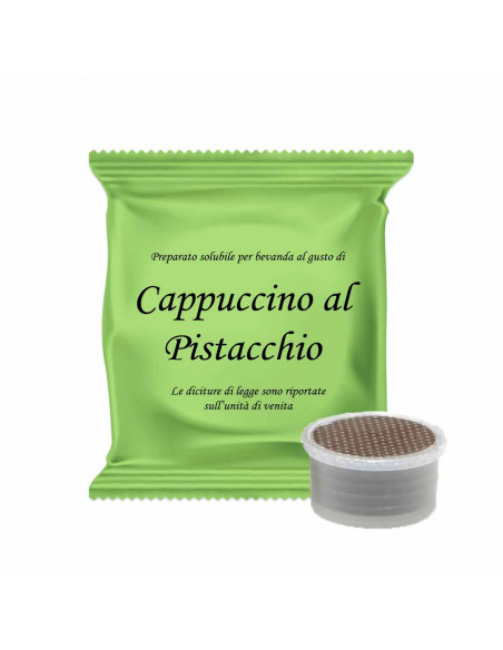50 CAPSULE COMPATIBILI LAVAZZA POINT CAPPUCCINO AL PISTACCHIO - NEUTRO