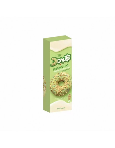 Astuccio con 3 Donuts al Pistacchio