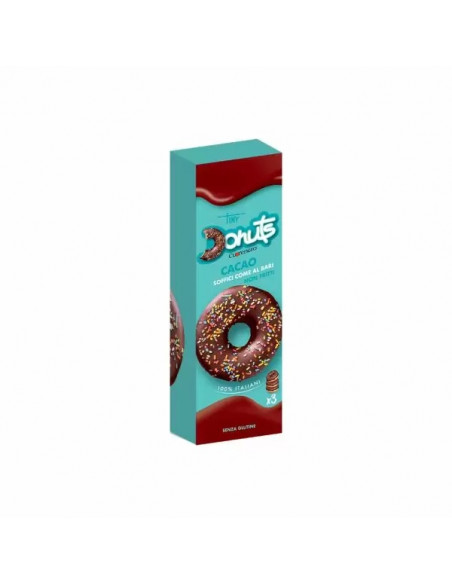 Astuccio con 3 Donuts al Cacao
