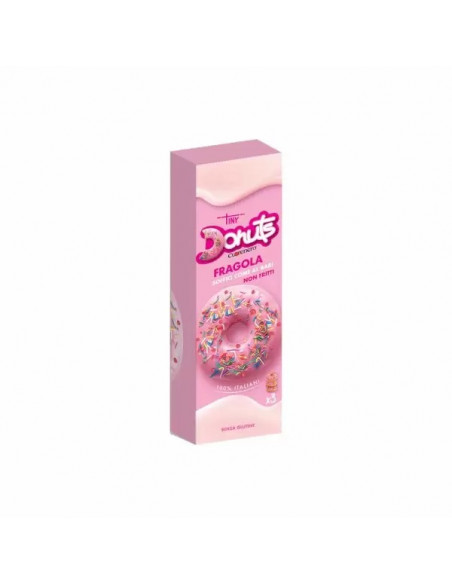 Astuccio con 3 Donuts al Fragola