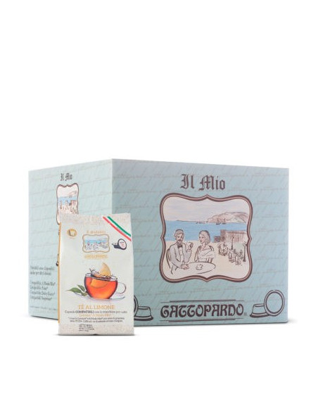 128 Capsule THE al LIMONE compatibili A Modo Mio - Toda Gattopardo