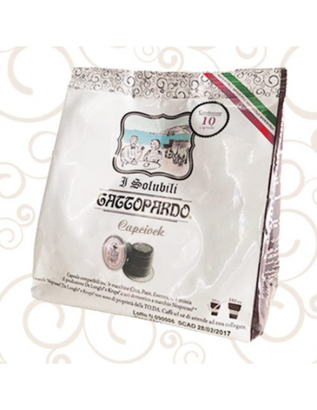 80 capsule Nocciolino compatibile Nespresso - Toda Gattopardo