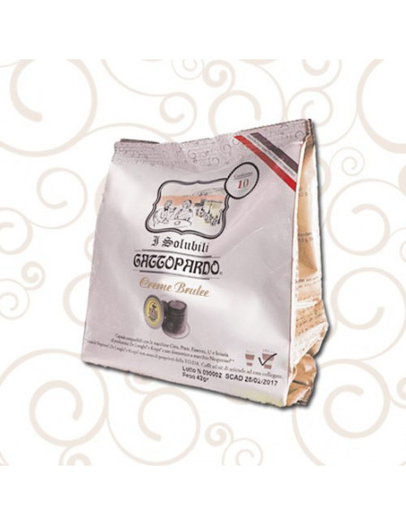 80 capsule Creme Brulee compatibile Nespresso - Toda Gattopardo