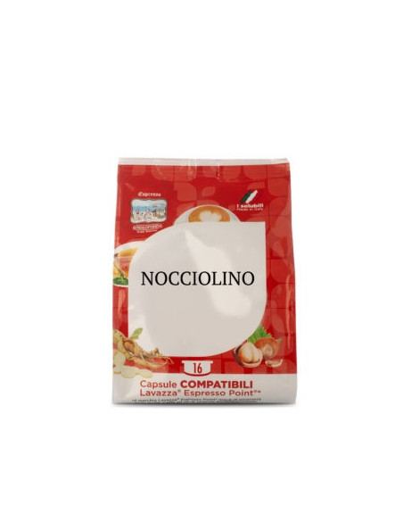128 CAPSULES Nocciolino COMPATIBLE SYSTEM LAVAZZA ESPRESSO POINT - TODA GATTOPARDO EXPIRY 07/2023