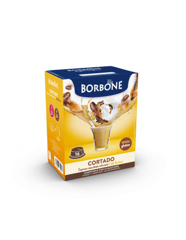 96 capsules compatible Lavazza Modo Mio - Borbone - Cortado taste