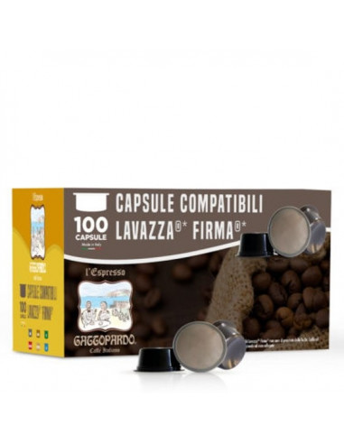 100 Capsule gusto Dakar compatibili Lavazza Firma - Toda Gattopardo