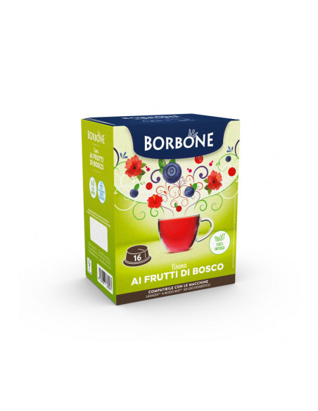 96 capsules compatible Lavazza Modo Mio - Borbone - Berries Taste