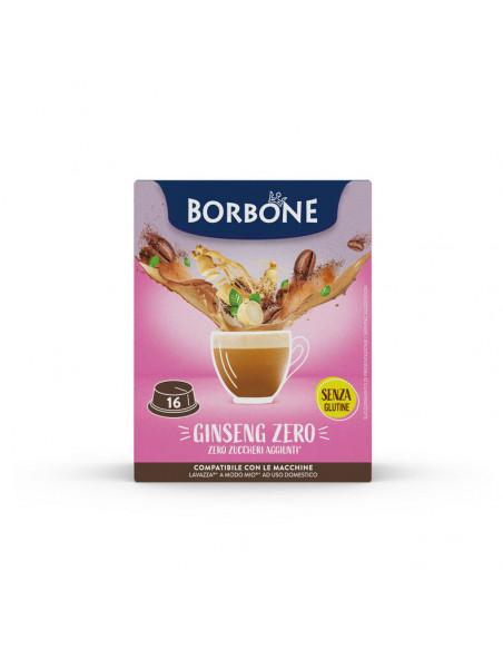 96 capsule compatibili Lavazza Modo Mio - Borbone - Gusto Ginseng ZERO