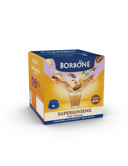 64 capsules compatible Dolce Gusto - Borbone - SUPERGinseng