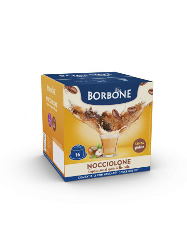 64 capsules compatible Dolce Gusto - Borbone - Hazelnut flavour