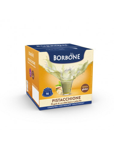 64 capsules compatibleDolce Gusto - Borbone - Pistachio taste