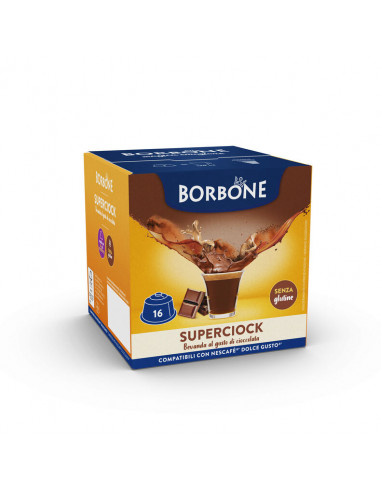 64 capsules compatible Dolce Gusto - Borbone - SUPERCiock flavour