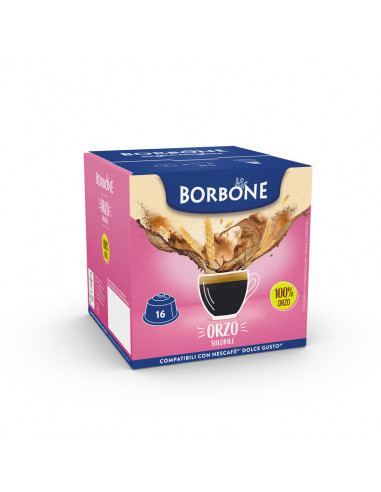 64 capsule compatibili Dolce Gusto - Borbone - Gusto Orzo