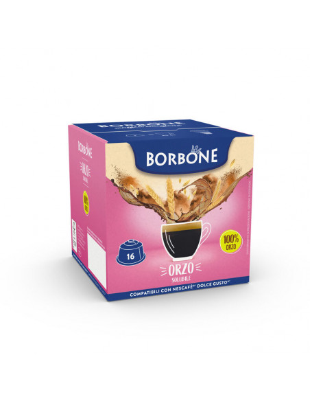64 capsules compatible Dolce Gusto - Borbone - Barley flavour