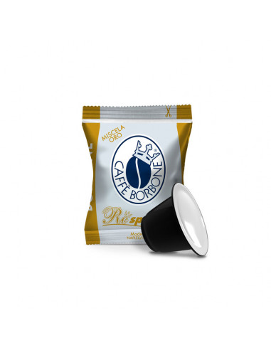 100 CAPSULES COMPATIBLE NESPRESSO ORO BLEND - BORBONE