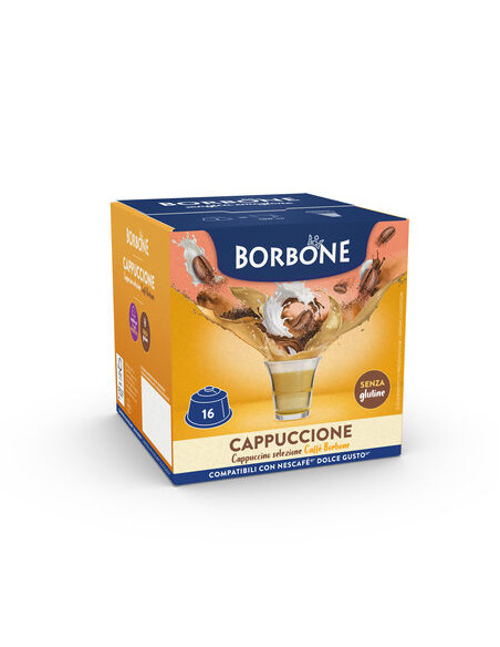 64 capsules compatible Dolce Gusto - Borbone - Cappuccione Taste