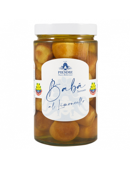 Babà al Limoncello in vasetto 600 gr